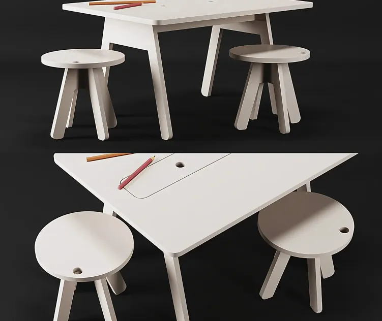 Kutikaipeekaboo deskand chairs