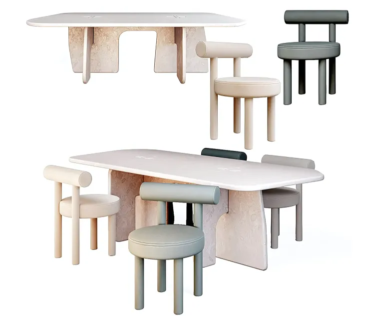 Lame by davani dining table gropius cs by noom chair