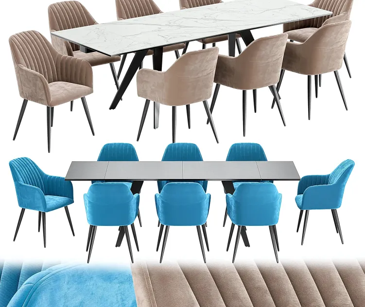 Lexi dining chair table amsterdam