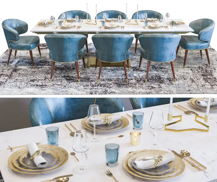 Luxury ottiu restaurant table 2