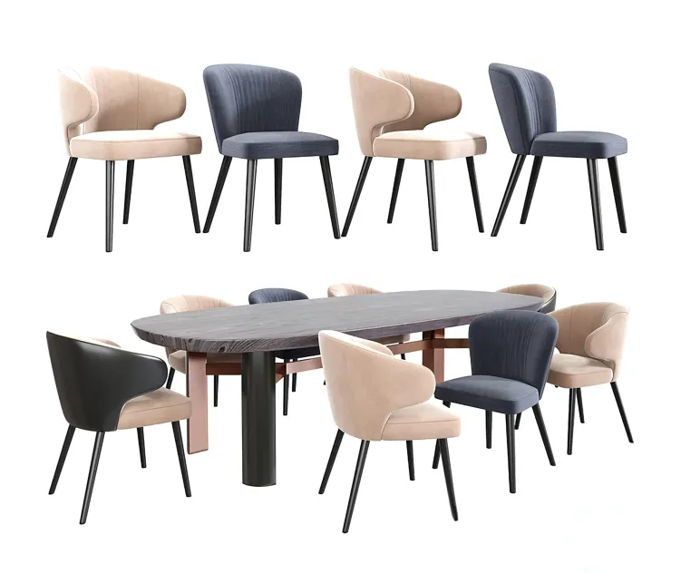Minotti aston dining chair