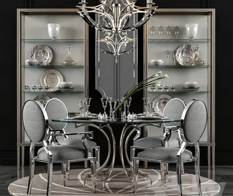 Miramont round dining table