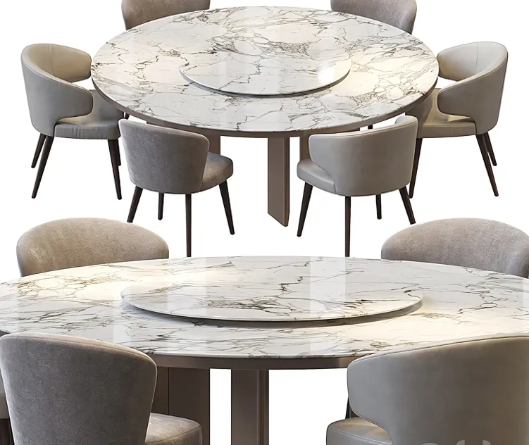 Morgan marble table aston dining chair