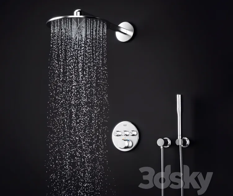 Grohe smartcontrol concealed shower system