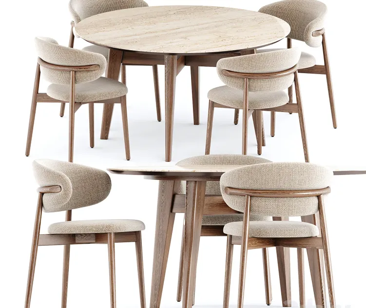 Oleandro chair abrey table by calligaris
