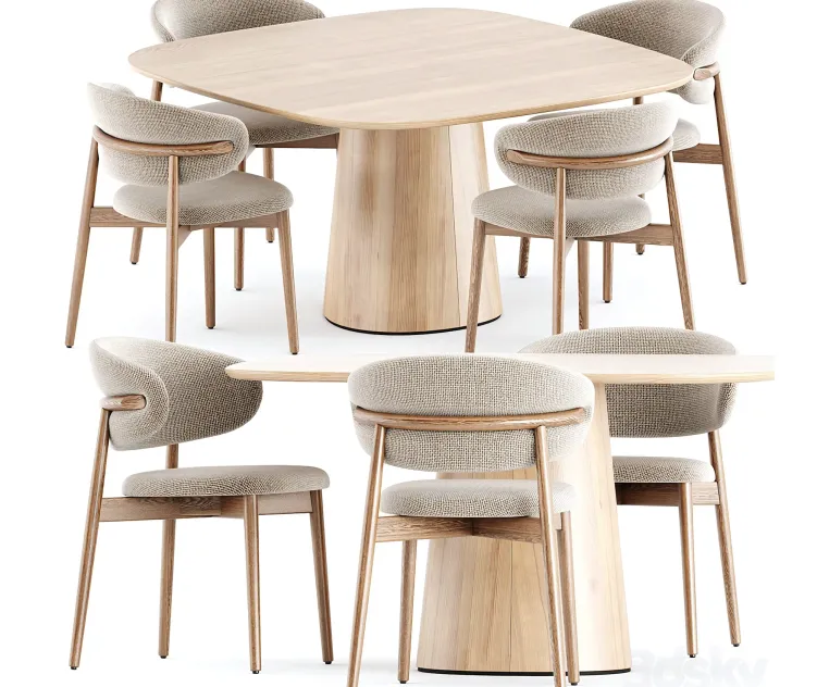 Oleandro chair by calligaris pov table by ton