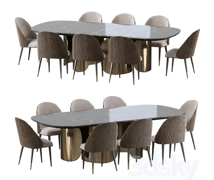 Oscar opera contemporary table chair diva sb