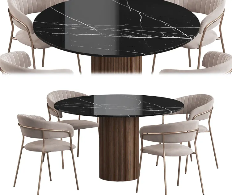 Ostinato table turin chair dining