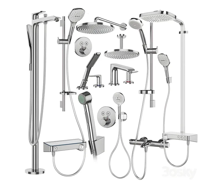Hansgrohe set 173 mixers shower systems