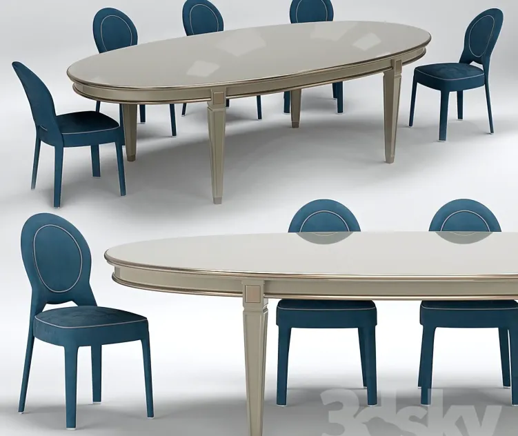 Ritz medaillon chair vendome table