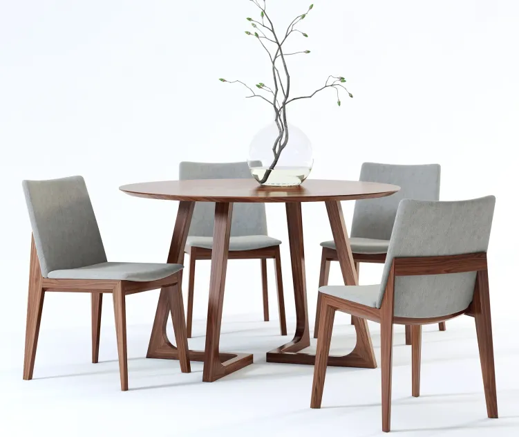 Scandinavian designs fuchsia dining chair