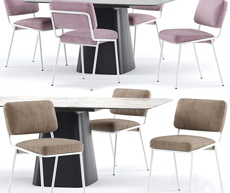 Sixty chair hey gio extending table