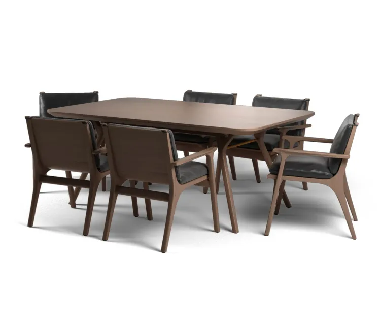 Stellar works ren dining armchair ren dining table