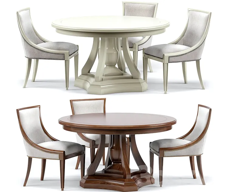 Stockton ivory lacquered dining chair
