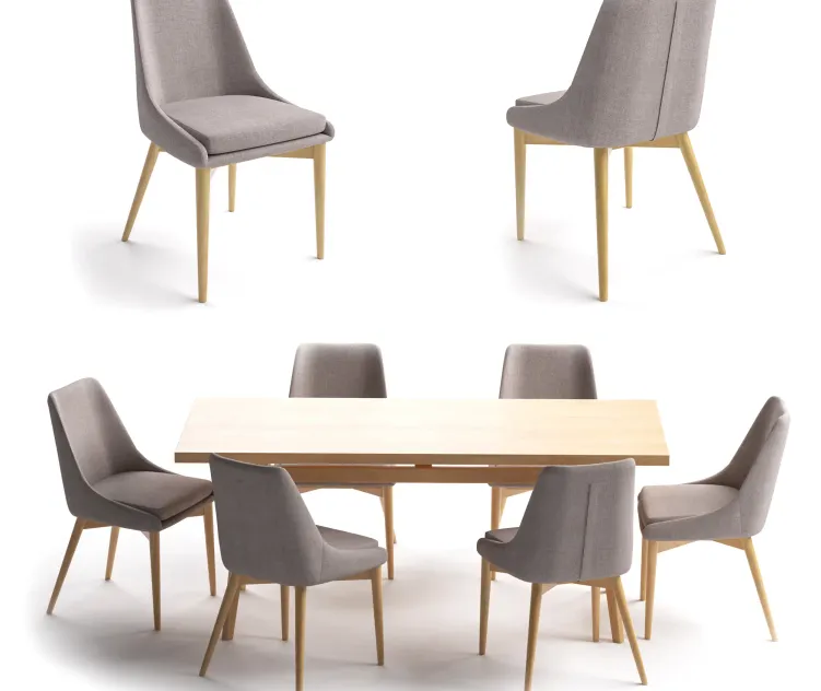 Table boras table marble chair