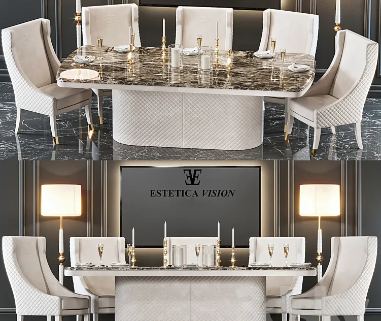 Table chair palladium