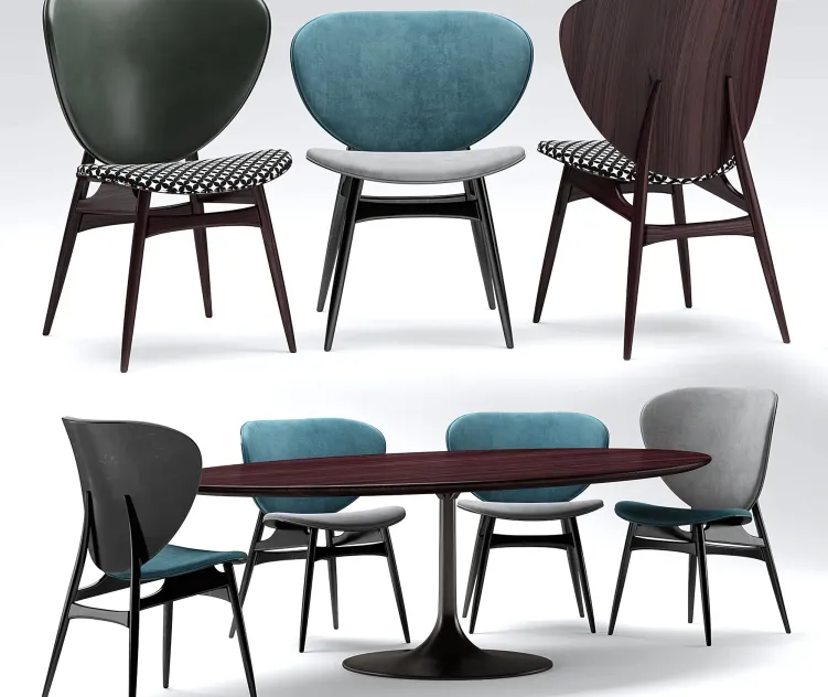 Table chairs baxter alvaro alma