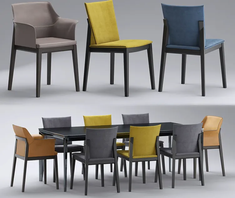 Table chairs molteni chairs breva tivan