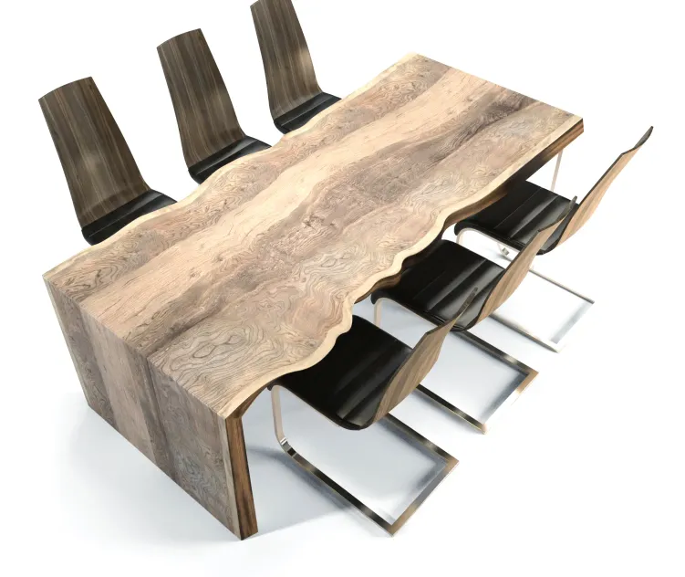 Table of solid wood