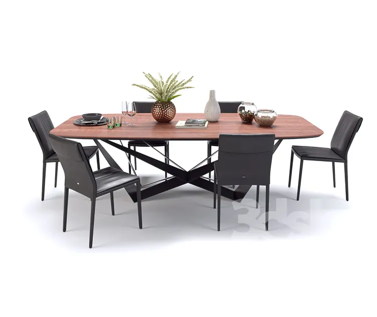 Table scorpio wood