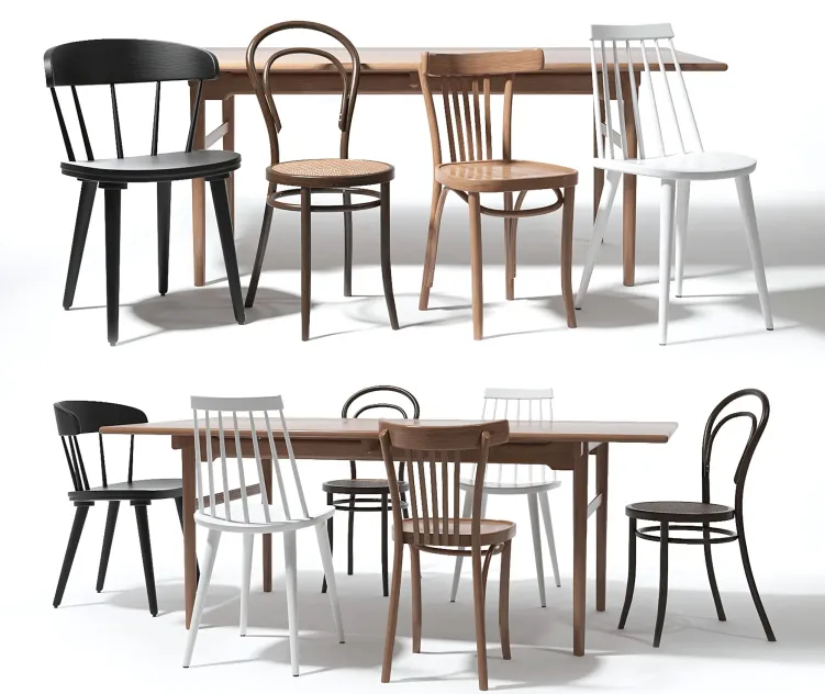Thonet ikea chairs