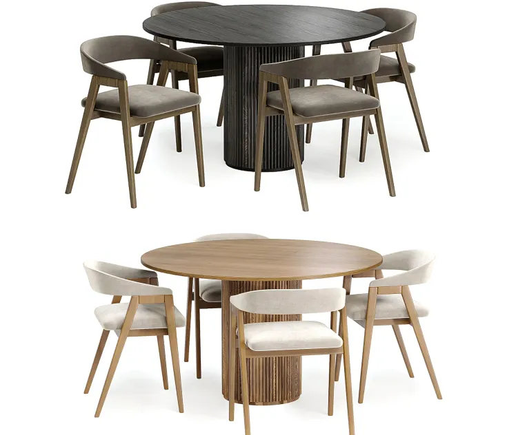 Trevor chair with palaise dining table