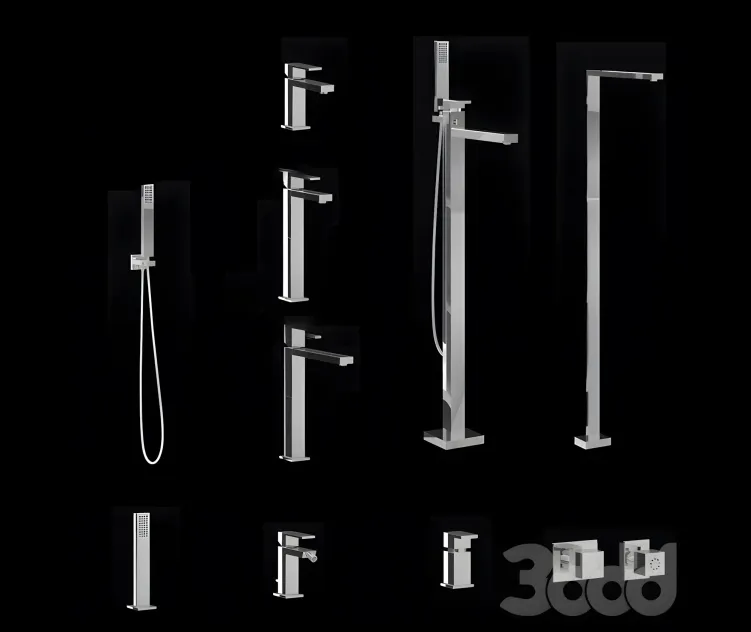 Mixers gessi retangolo