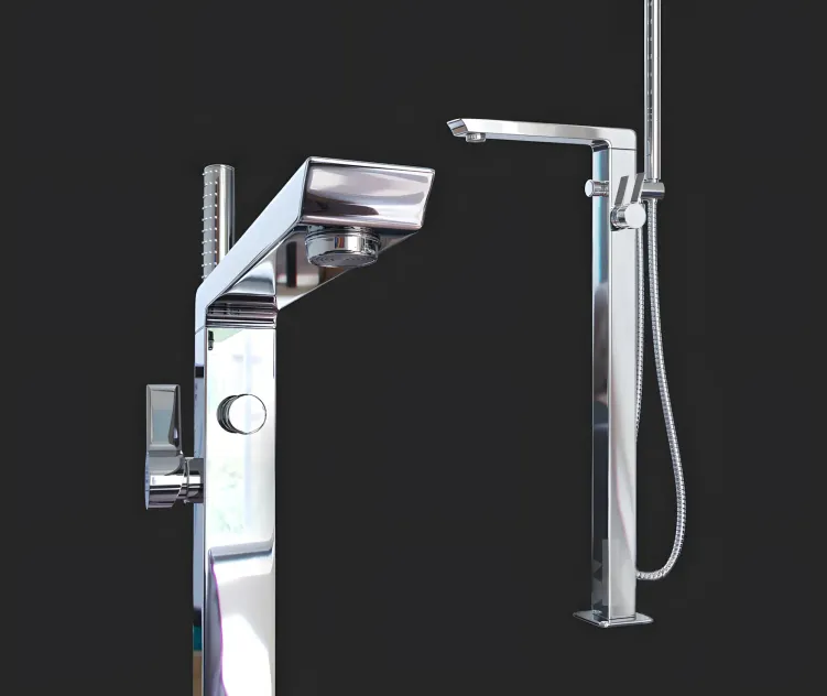 Outdoor bath mixer newform pura libera