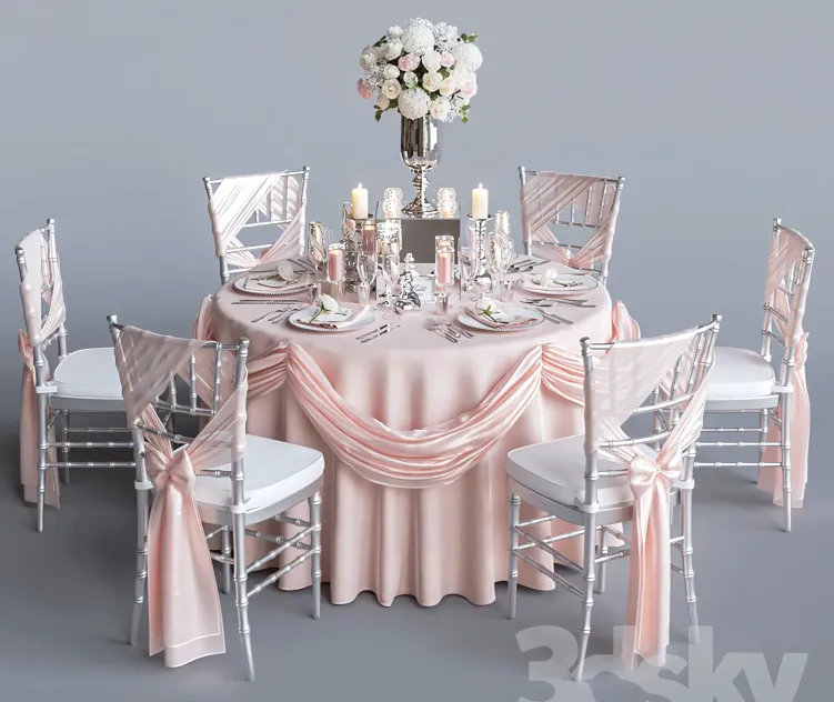 Wedding table for persons corona