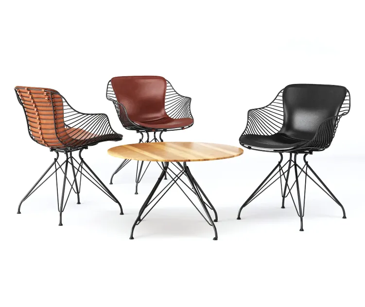 Wire dinning chair