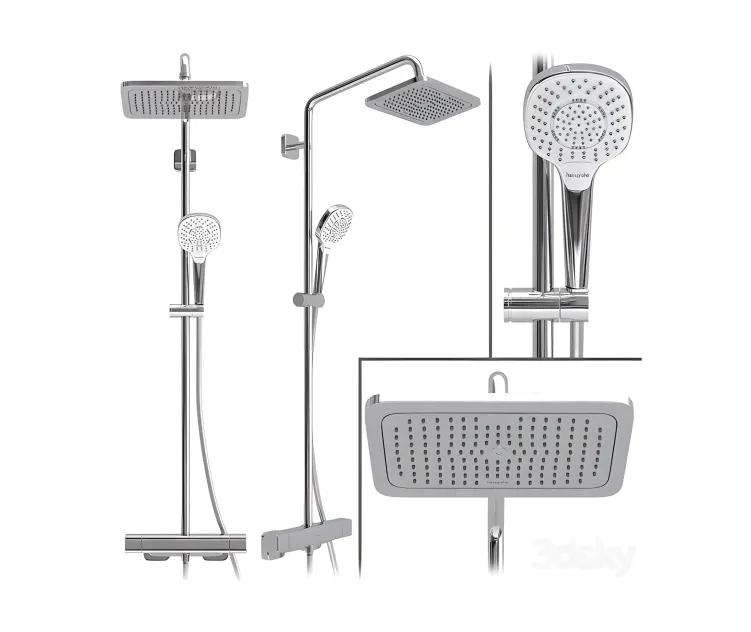 Shower system hansgrohe croma showerpipe 280