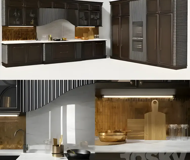 Kitchen dama from the italian factory prestige