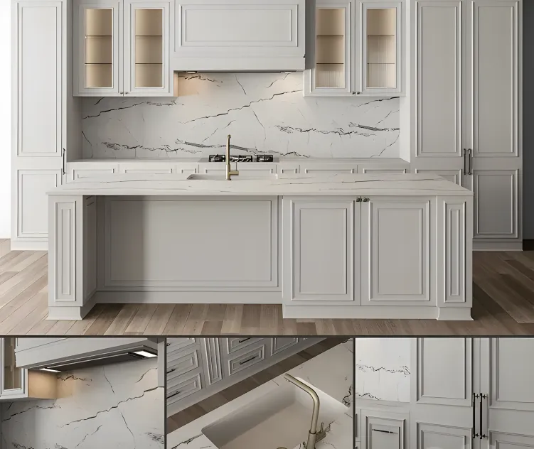 Kitchen neo classic white