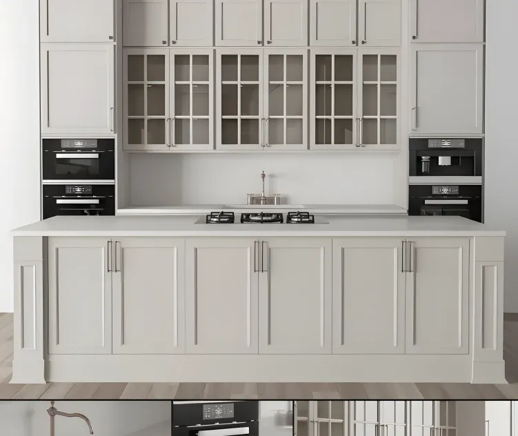 Kitchen neoclassic cream