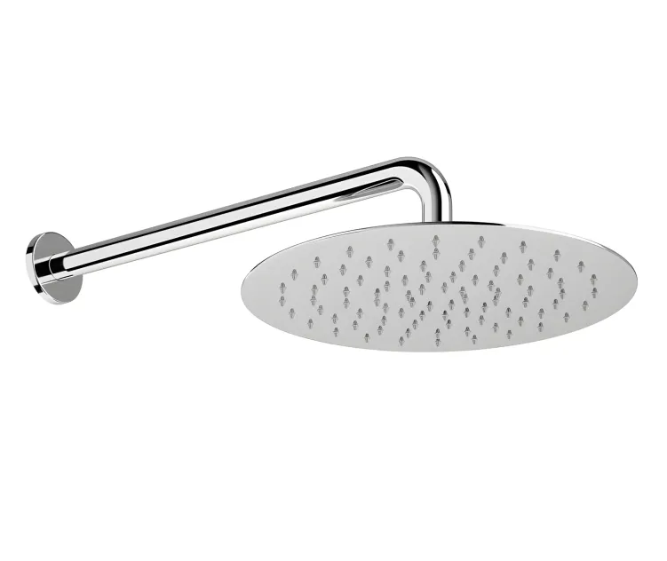 Wall flat round rain shower head 300 mm by laufen