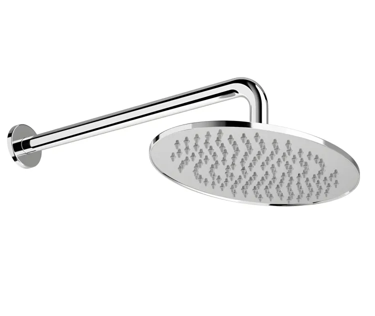 Wall oval rain shower head 226 346 mm