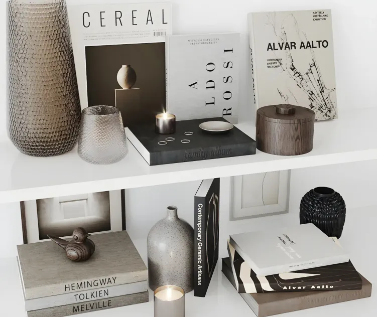 Decor with books