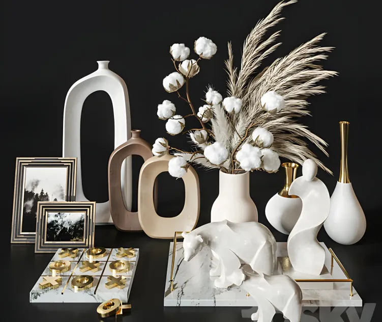 Decoration cotton pampas