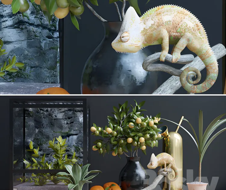 Decorative chameleon