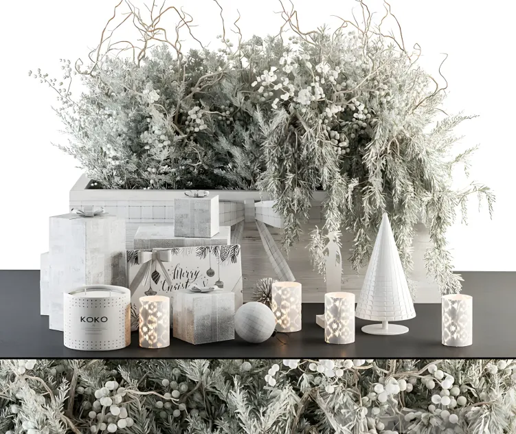 Decorative christmas mood set