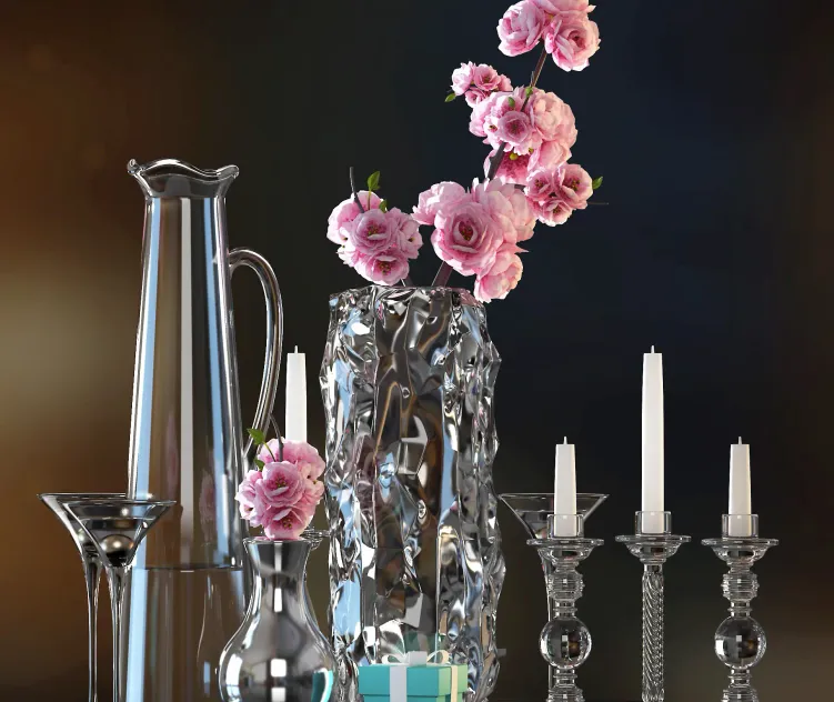 Decorative flower vase