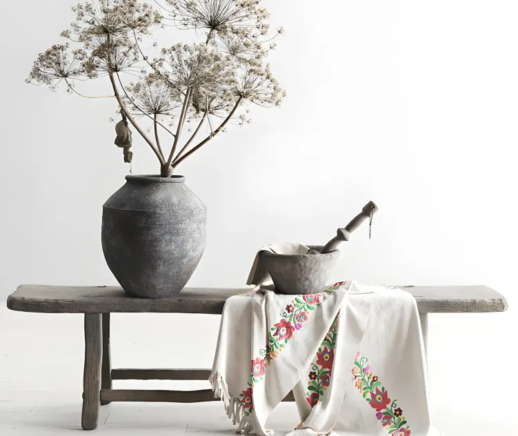 Decorative in a rustic style