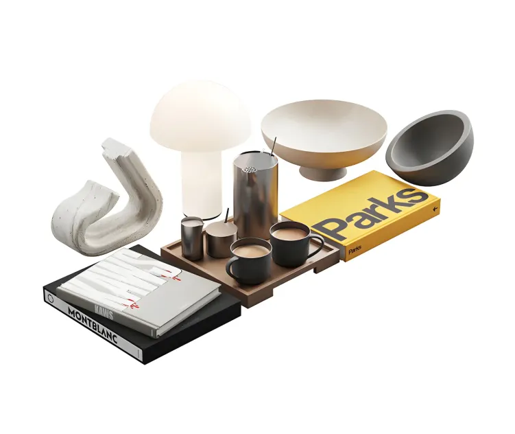 Decorative set 032 american style neutral decor