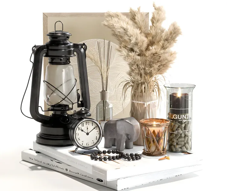 Decorative with clock