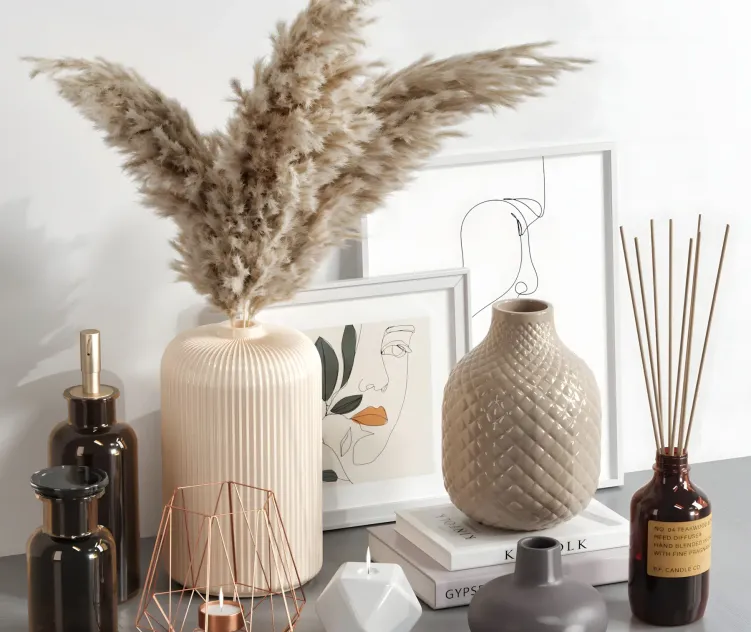 Decorative with dried flowers