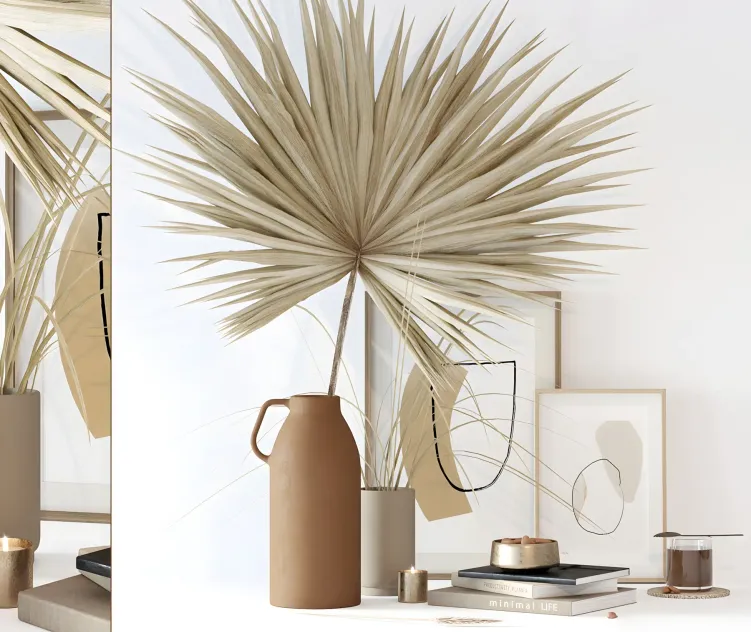 Decorative with dryed palm