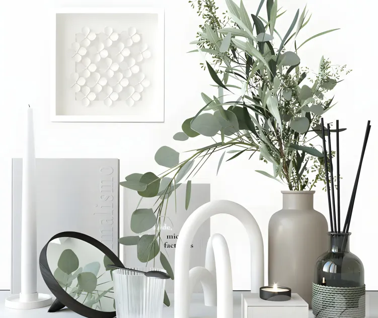 Decorative with eucalyptus