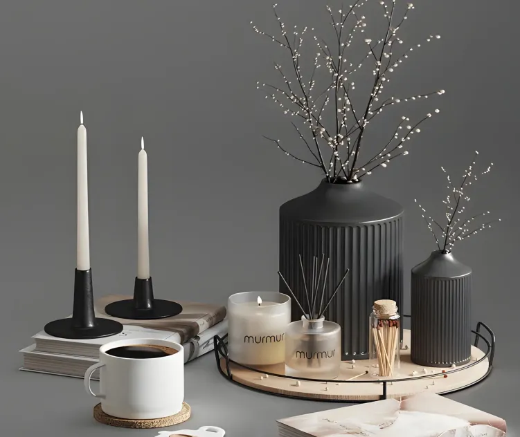 Decorative with murmur candle diffuser