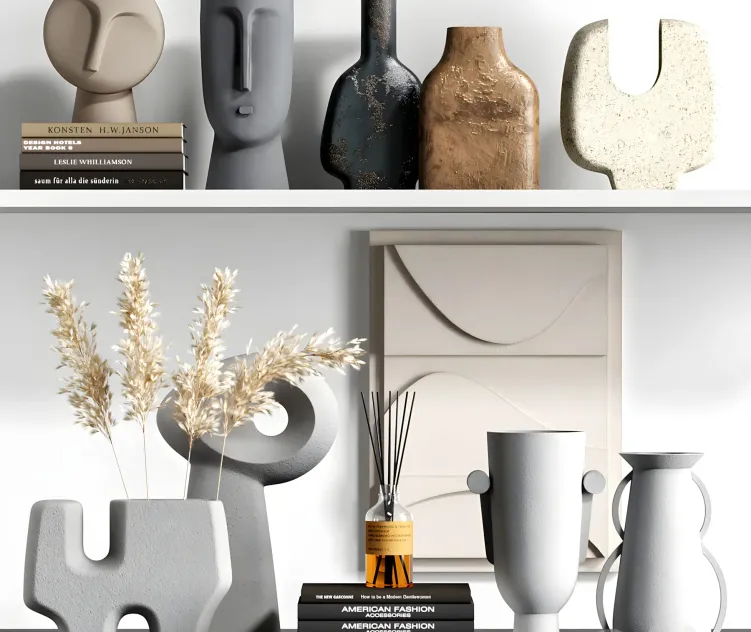 Decorative with panels vases other decor