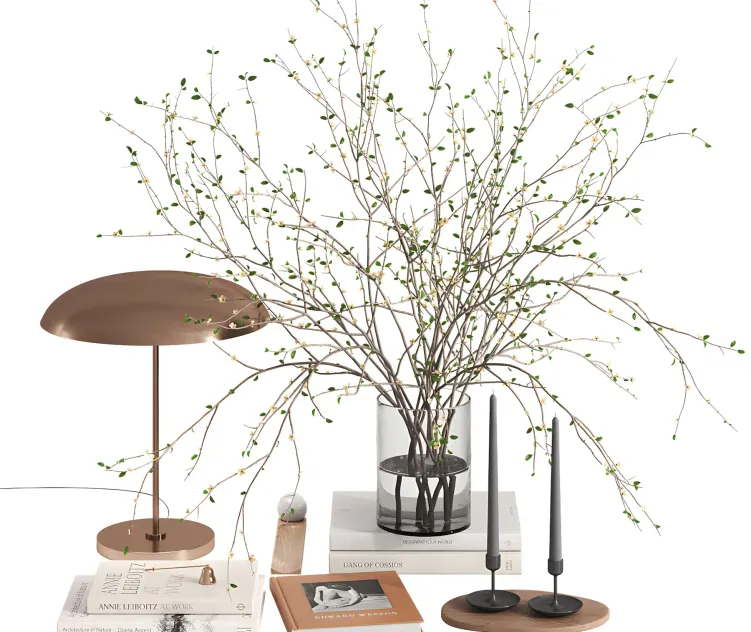 Decorative with solstice ore table lamp